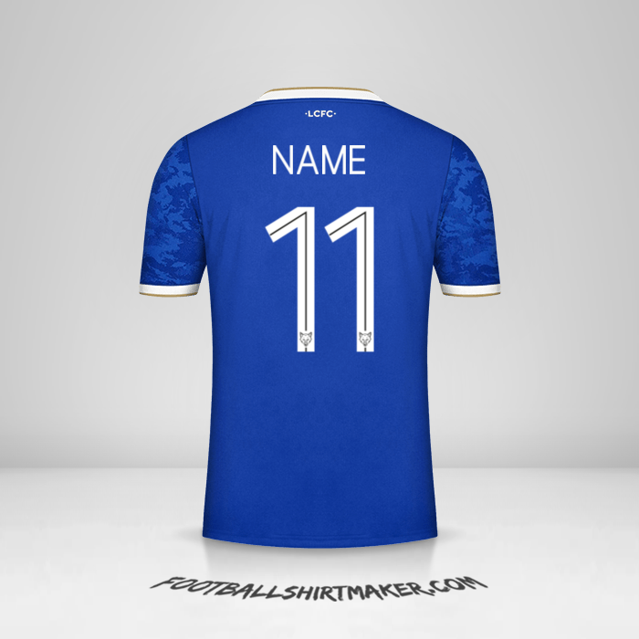 Jersey Leicester City FC Cup 2021/2022 -  name - 11