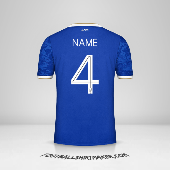 Shirt Leicester City FC Cup 2021/2022 -  name - 4