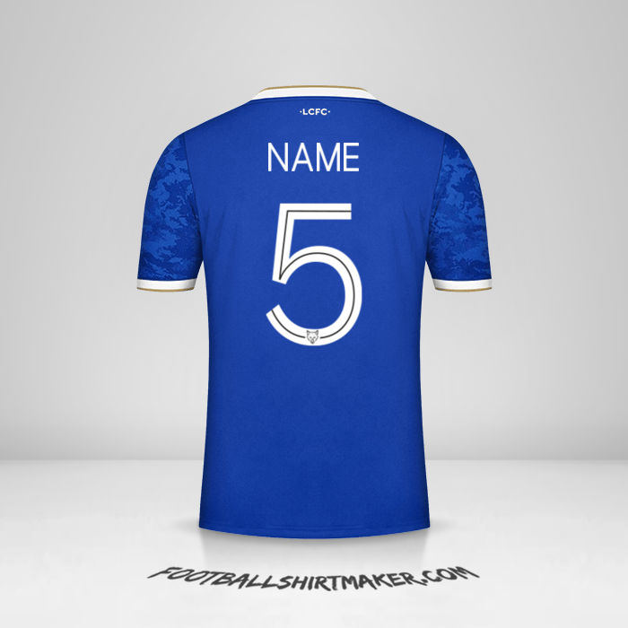 Jersey Leicester City FC Cup 2021/2022 -  name - 5