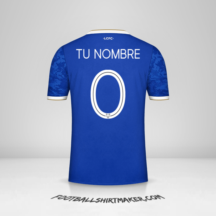 Jersey Leicester City FC Cup 2021/2022 -  tu nombre - 0