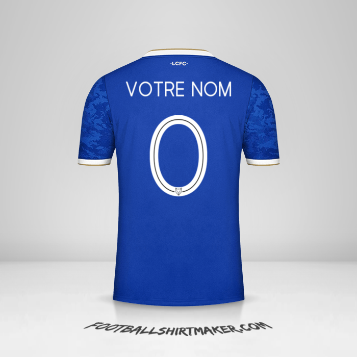 Maillot Leicester City FC Cup 2021/2022 -  votre nom - 0