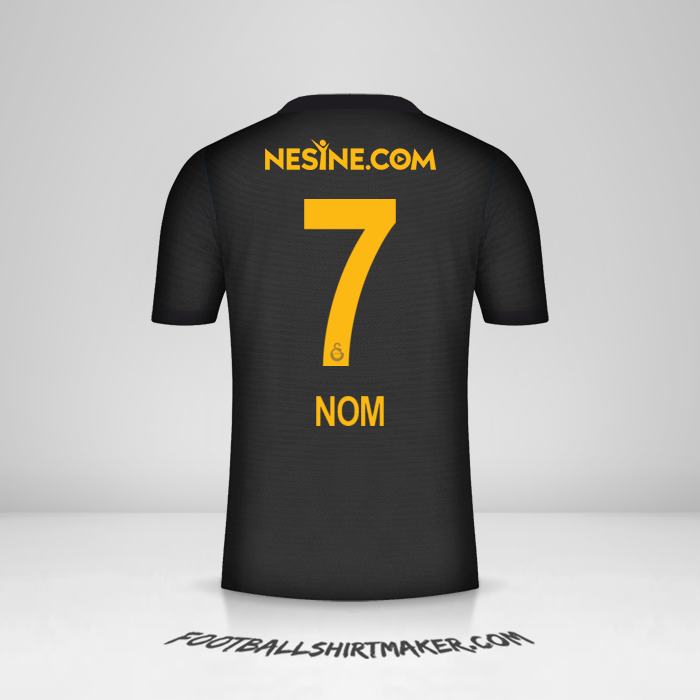 Maillot Galatasaray SK 2021/2022 Extérieur -  nom - 7