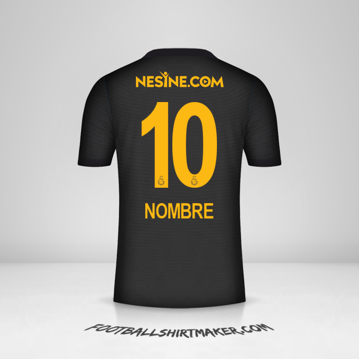 Jersey Galatasaray SK 2021/2022 Visita -  nombre - 10