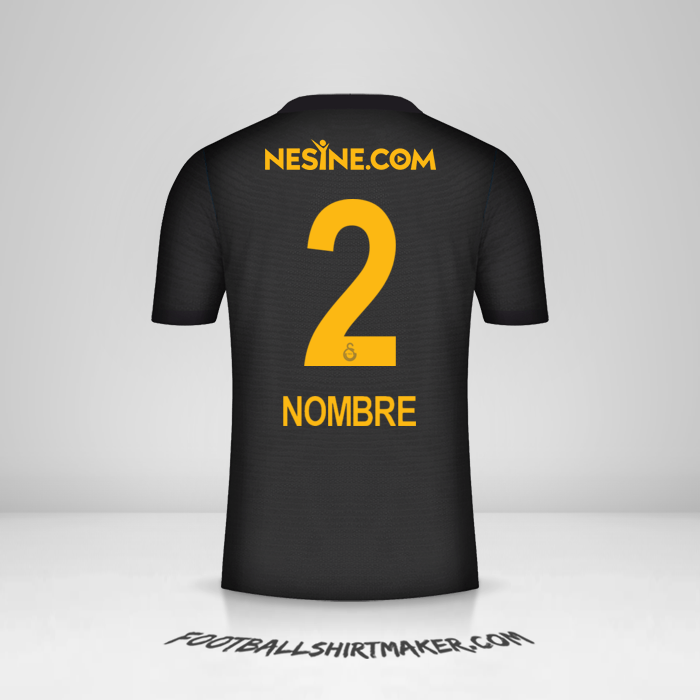 Jersey Galatasaray SK 2021/2022 Visita -  nombre - 2