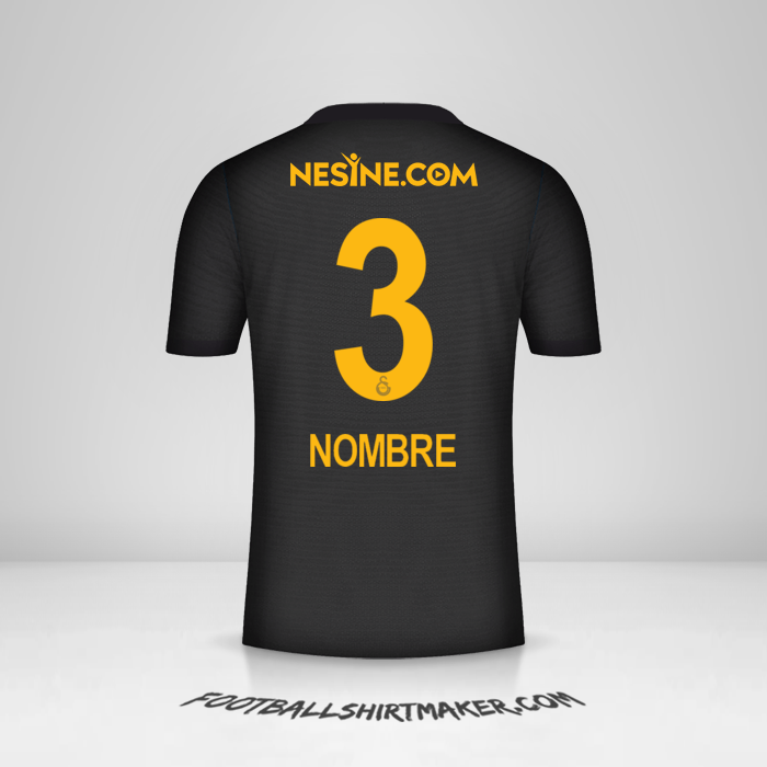 Camiseta Galatasaray SK 2021/2022 Visita -  nombre - 3