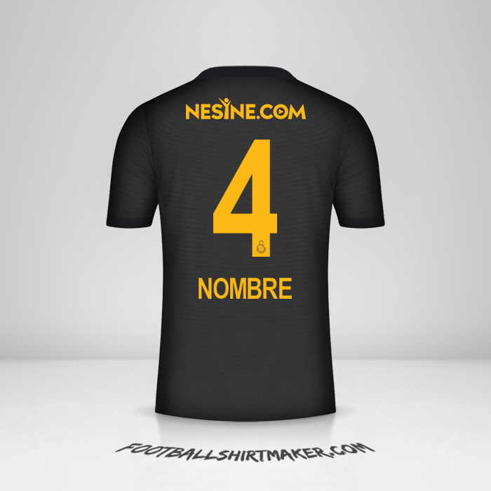 Jersey Galatasaray SK 2021/2022 Visita -  nombre - 4