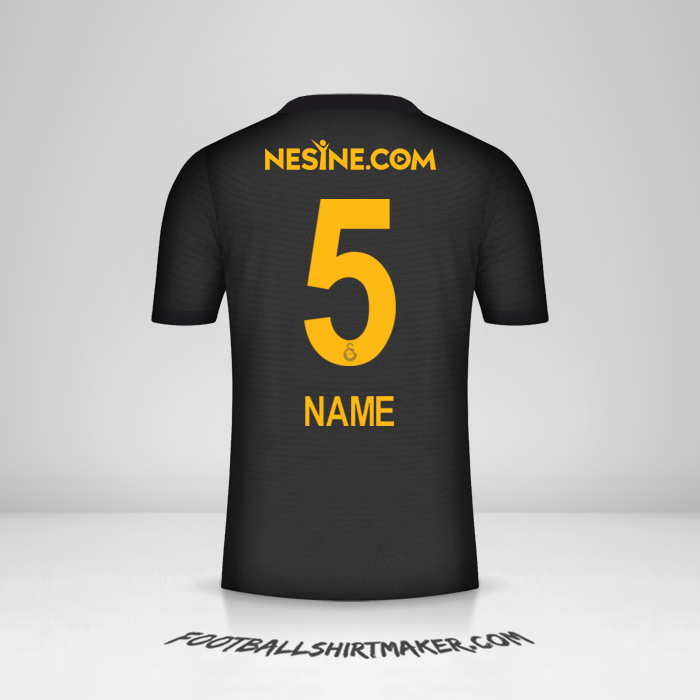 Trikot Galatasaray SK 2021/2022 Auswärts -  name - 5