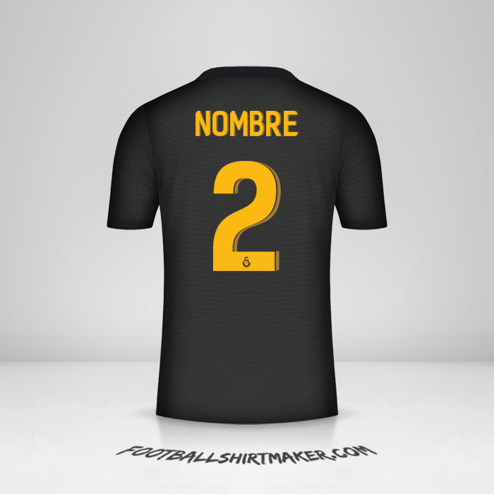 Jersey Galatasaray SK Cup 2021/2022 Visita -  nombre - 2