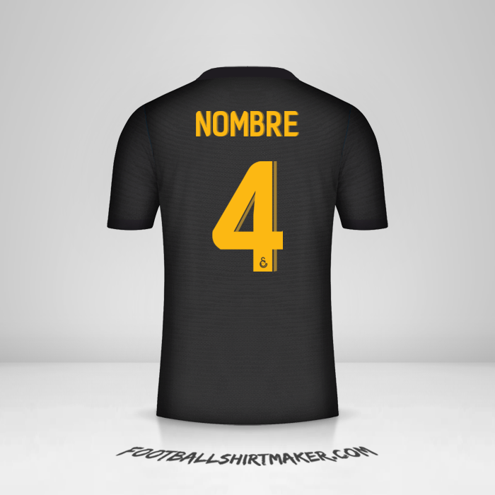 Jersey Galatasaray SK Cup 2021/2022 Visita -  nombre - 4