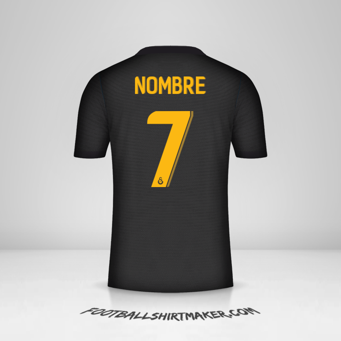 Jersey Galatasaray SK Cup 2021/2022 Visita -  nombre - 7