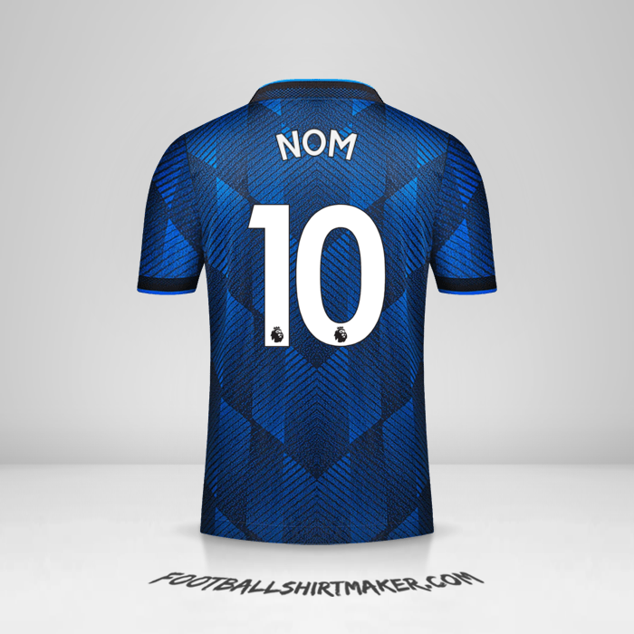 Maillot Manchester United 2021/2022 Troisième -  nom - 10