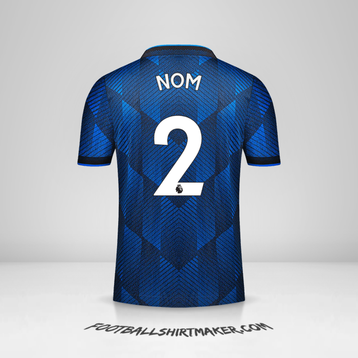 Maillot Manchester United 2021/2022 Troisième -  nom - 2