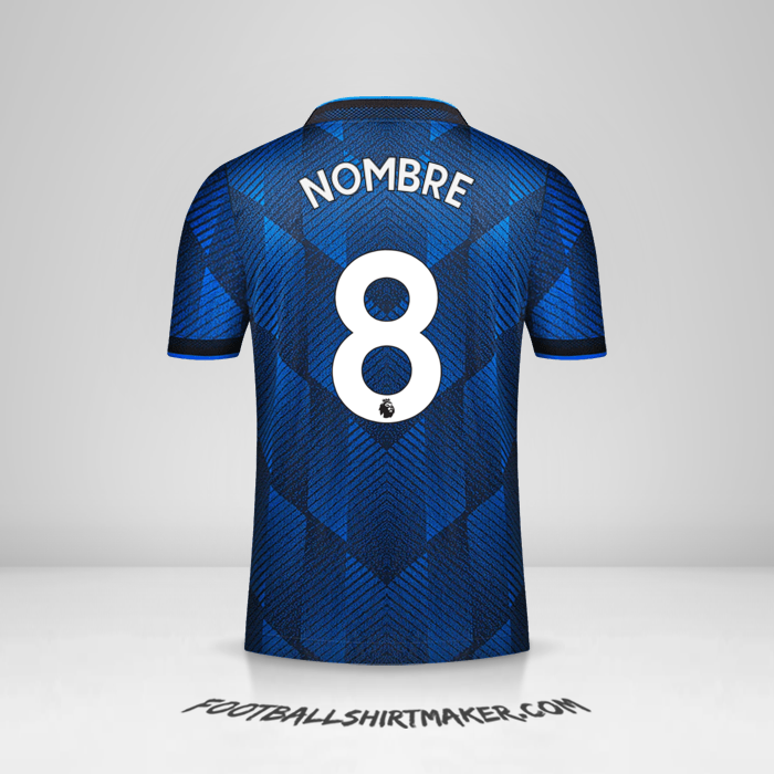Jersey Manchester United 2021/2022 Tercera -  nombre - 8
