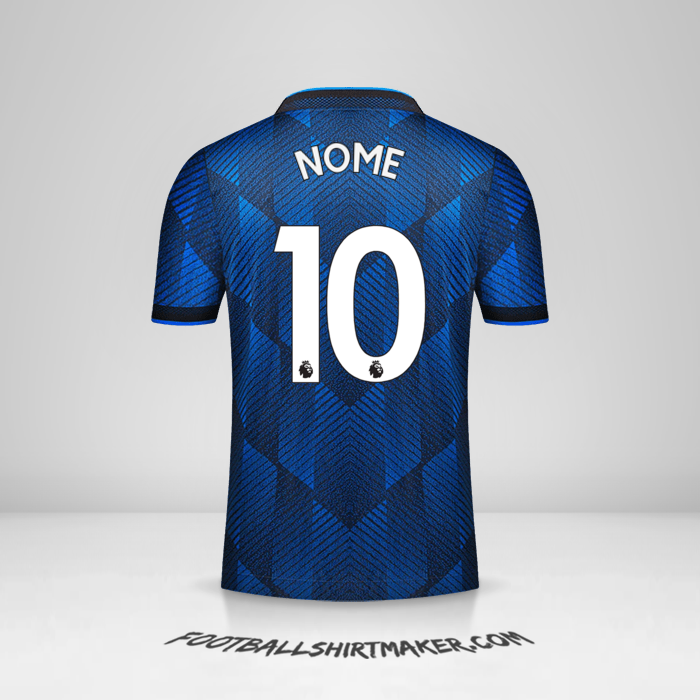 Camisola Manchester United 2021/2022 Terceira -  nome - 10