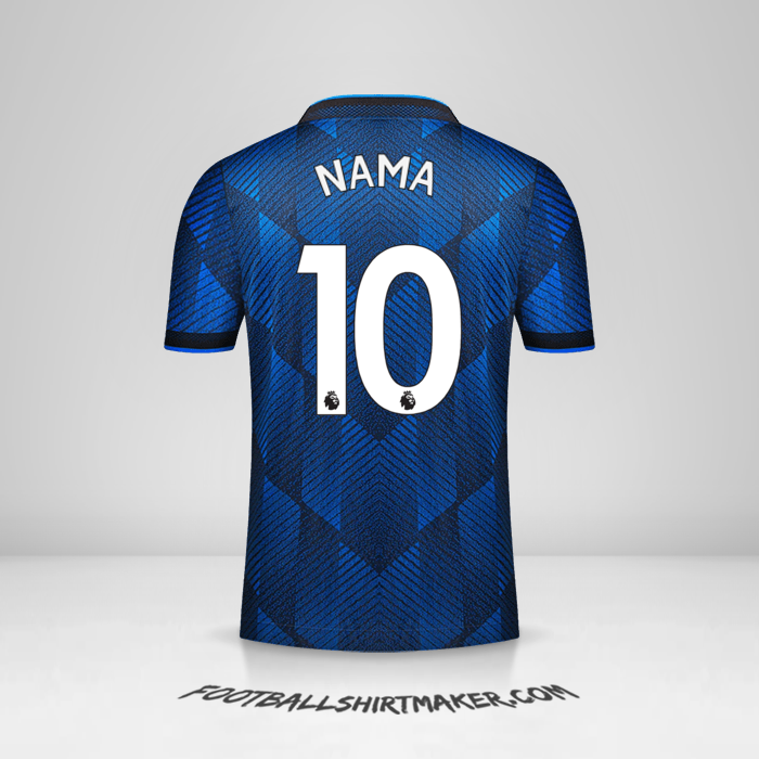 Jersey Manchester United 2021/2022 Ketiga -  nama - 10