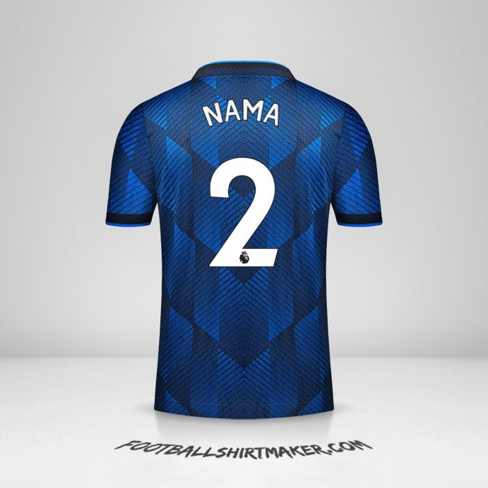 Jersey Manchester United 2021/2022 Ketiga -  nama - 2
