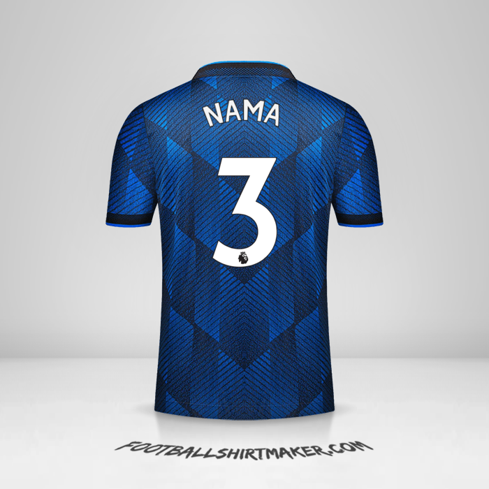 Jersey Manchester United 2021/2022 Ketiga -  nama - 3