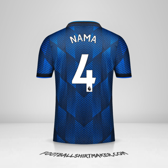 Jersey Manchester United 2021/2022 Ketiga -  nama - 4