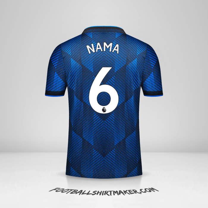 Jersey Manchester United 2021/2022 Ketiga -  nama - 6