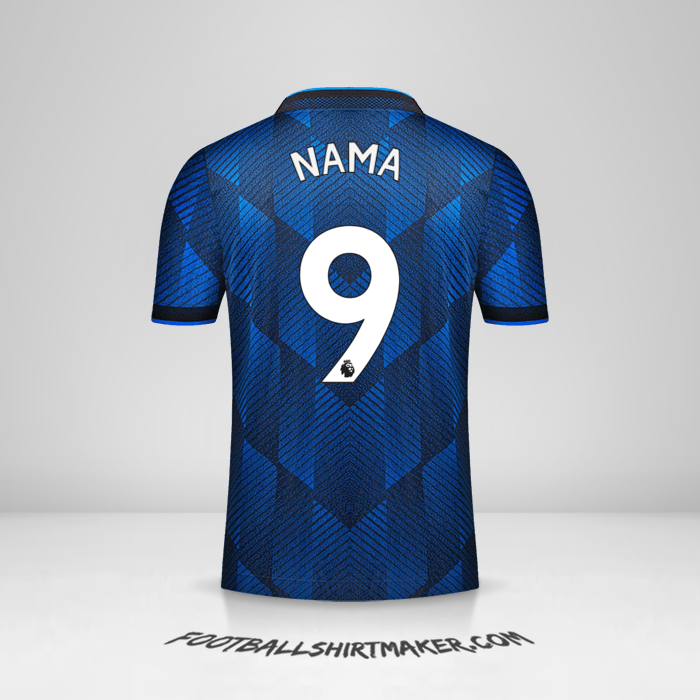 Jersey Manchester United 2021/2022 Ketiga -  nama - 9