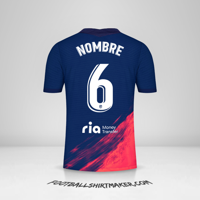 Camiseta Atletico Madrid 2021/2022 Visita -  nombre - 6