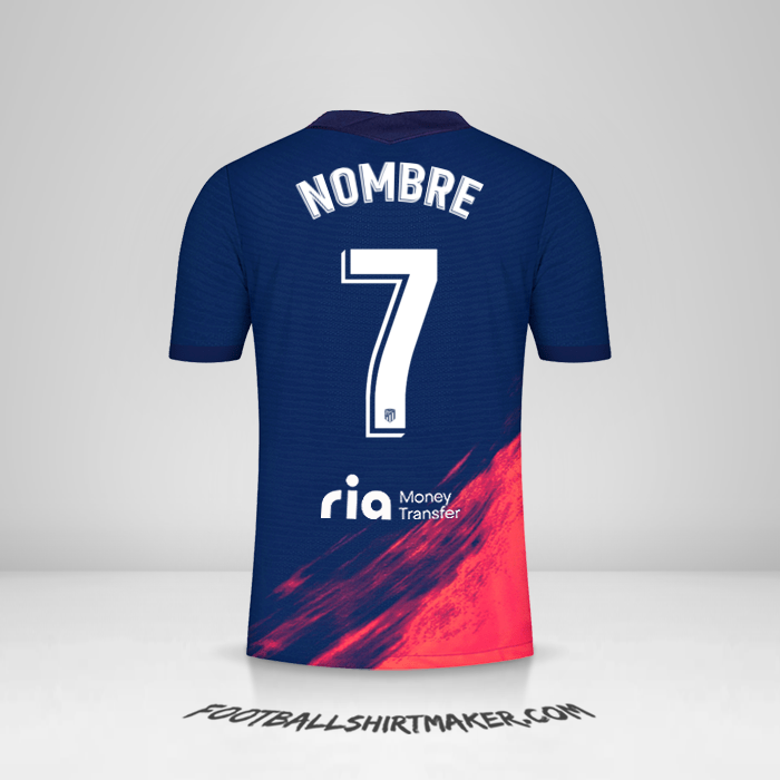 Camiseta Atletico Madrid 2021/2022 Visita -  nombre - 7
