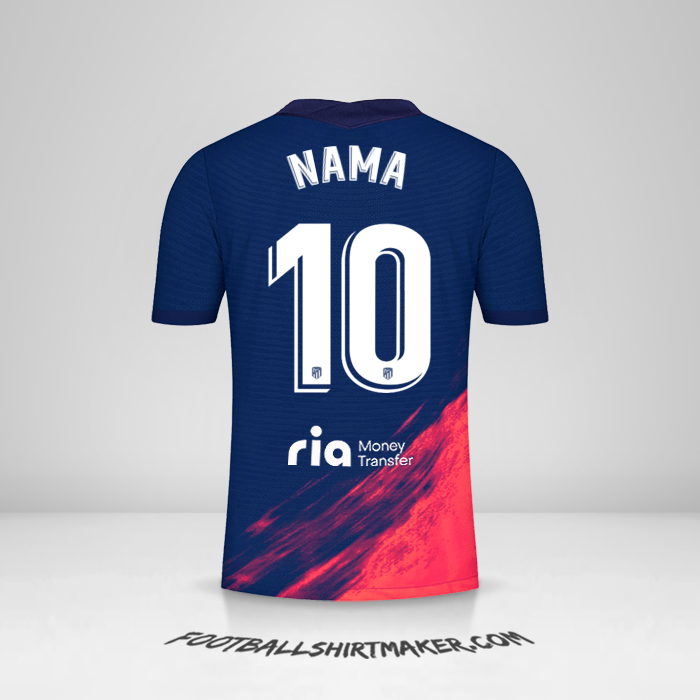 Jersey Atletico Madrid 2021/2022 Alternatif -  nama - 10