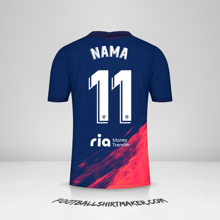 Jersey Atletico Madrid 2021/2022 Alternatif -  nama - 11