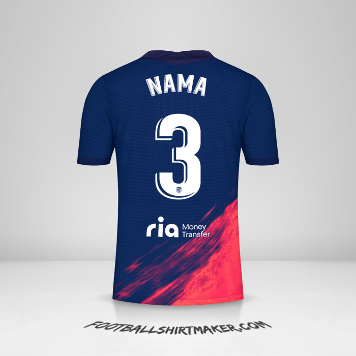 Jersey Atletico Madrid 2021/2022 Alternatif -  nama - 3