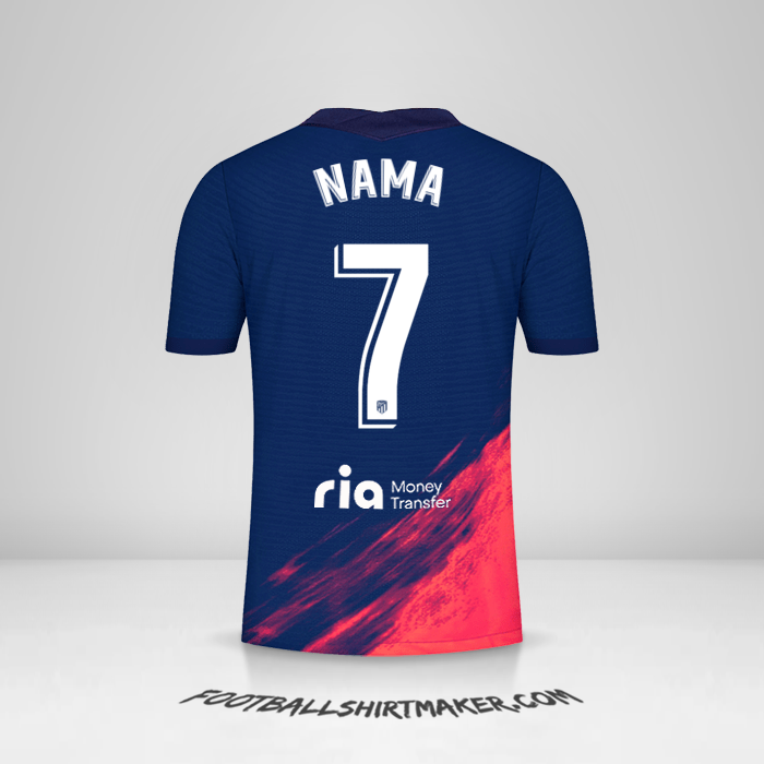 Jersey Atletico Madrid 2021/2022 Alternatif -  nama - 7
