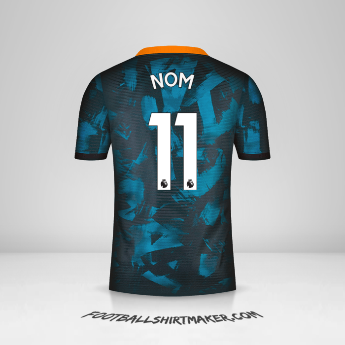 Maillot Chelsea 2021/2022 Troisième -  nom - 11