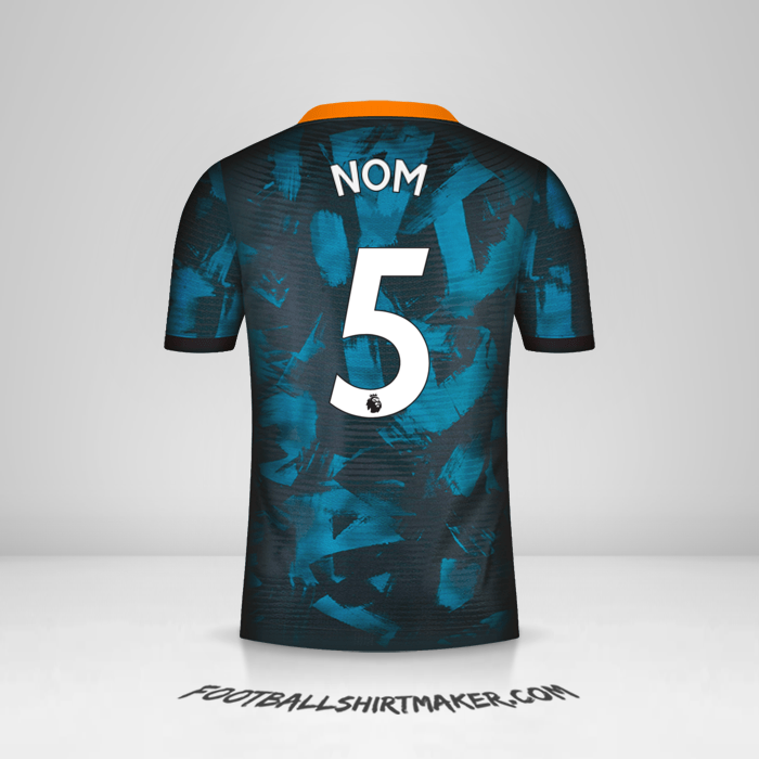 Maillot Chelsea 2021/2022 Troisième -  nom - 5