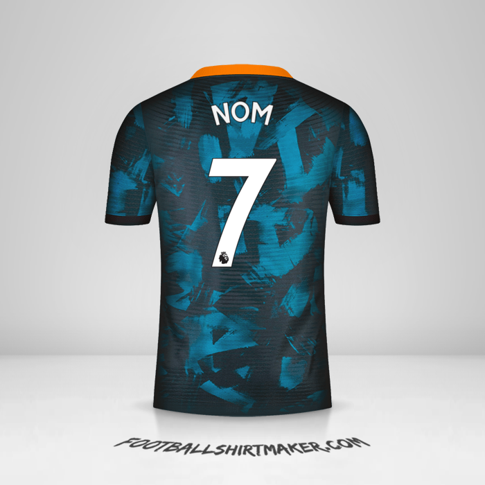 Maillot Chelsea 2021/2022 Troisième -  nom - 7