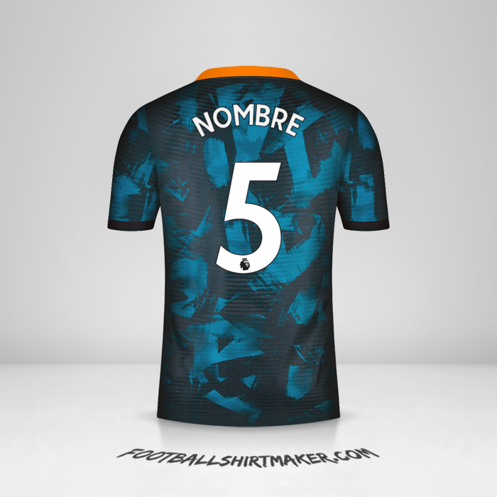 Camiseta Chelsea 2021/2022 Tercera -  nombre - 5