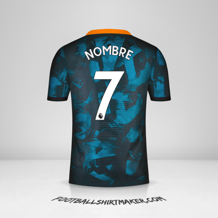 Jersey Chelsea 2021/2022 Tercera -  nombre - 7
