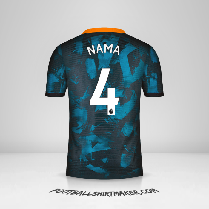 Jersey Chelsea 2021/2022 Ketiga -  nama - 4