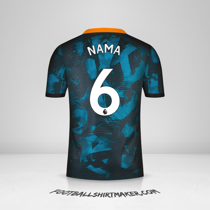 Jersey Chelsea 2021/2022 Ketiga -  nama - 6