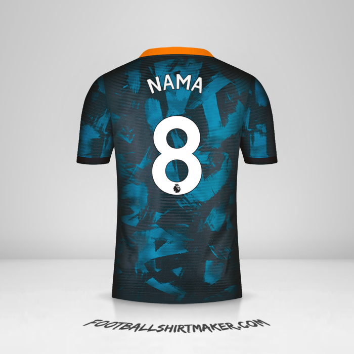 Jersey Chelsea 2021/2022 Ketiga -  nama - 8