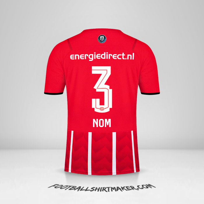 Maillot PSV 2021/2022 -  nom - 3
