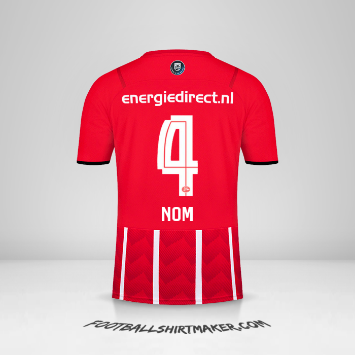 Maillot PSV 2021/2022 -  nom - 4
