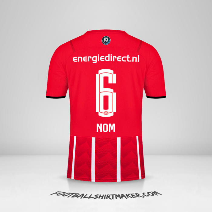 Maillot PSV 2021/2022 -  nom - 6