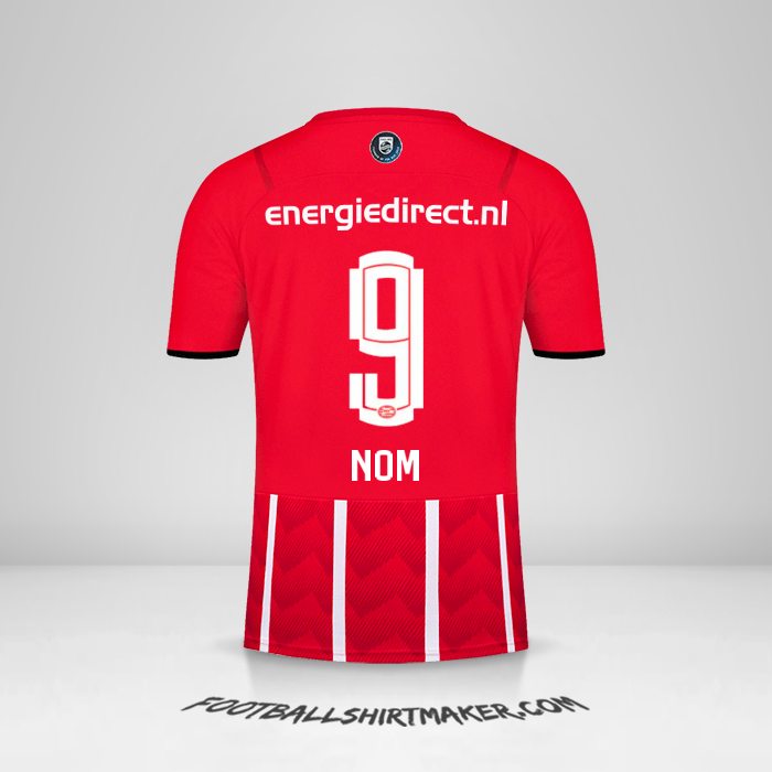 Maillot PSV 2021/2022 -  nom - 9