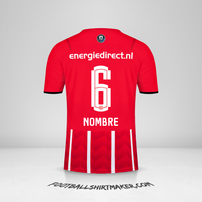 Jersey PSV 2021/2022 -  nombre - 6