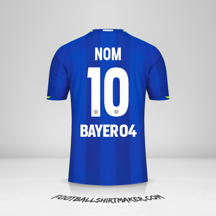 Maillot Bayer 04 Leverkusen 2021/2022 Extérieur -  nom - 10