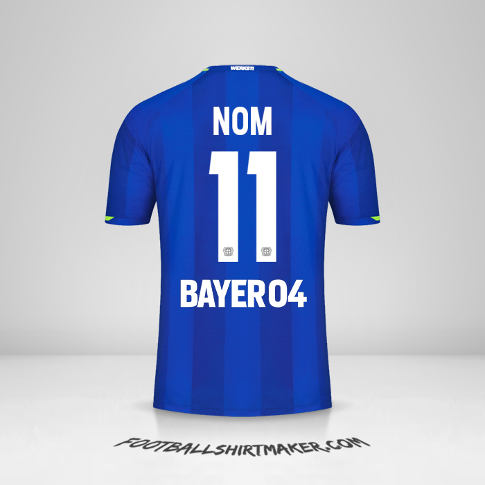 Maillot Bayer 04 Leverkusen 2021/2022 Extérieur -  nom - 11