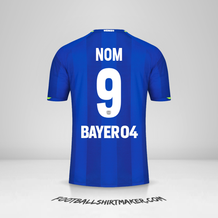Maillot Bayer 04 Leverkusen 2021/2022 Extérieur -  nom - 9