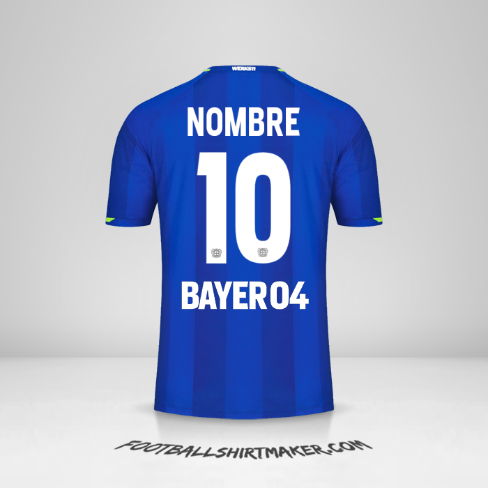 Camiseta Bayer 04 Leverkusen 2021/2022 Visita -  nombre - 10