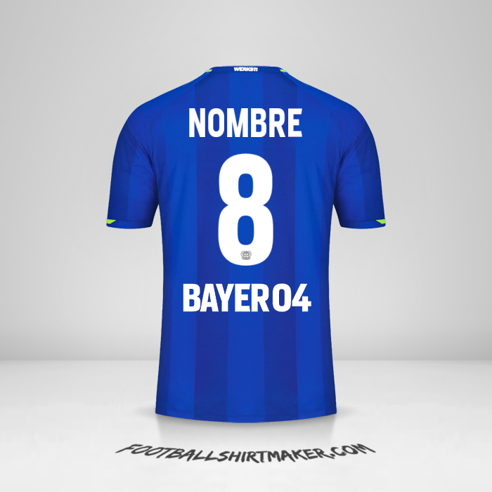 Camiseta Bayer 04 Leverkusen 2021/2022 Visita -  nombre - 8