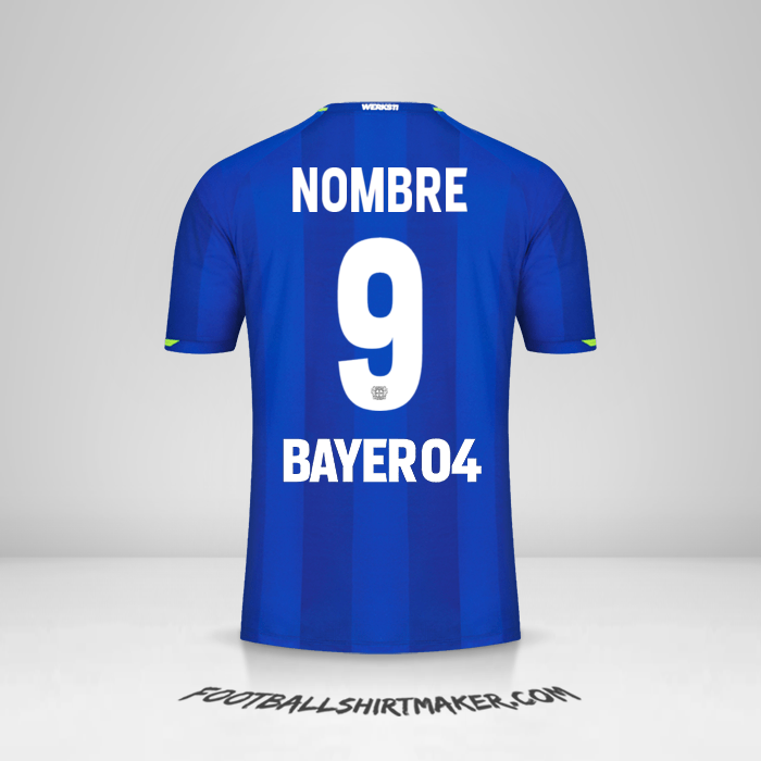 Camiseta Bayer 04 Leverkusen 2021/2022 Visita -  nombre - 9