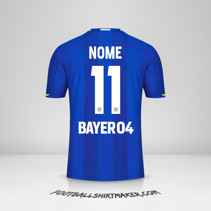 Maglia Bayer 04 Leverkusen 2021/2022 Seconda -  nome - 11
